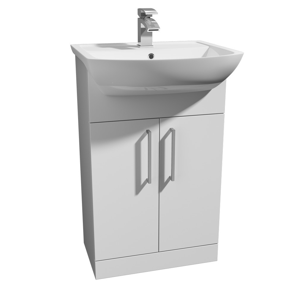 Kartell Pure 550mm Vanity Unit with Basin (1)