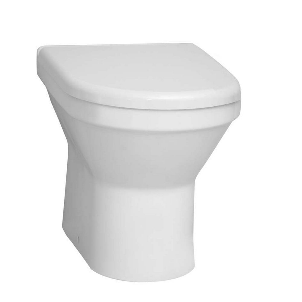 Kartell Style Back to Wall WC Pan & Soft Close Seat