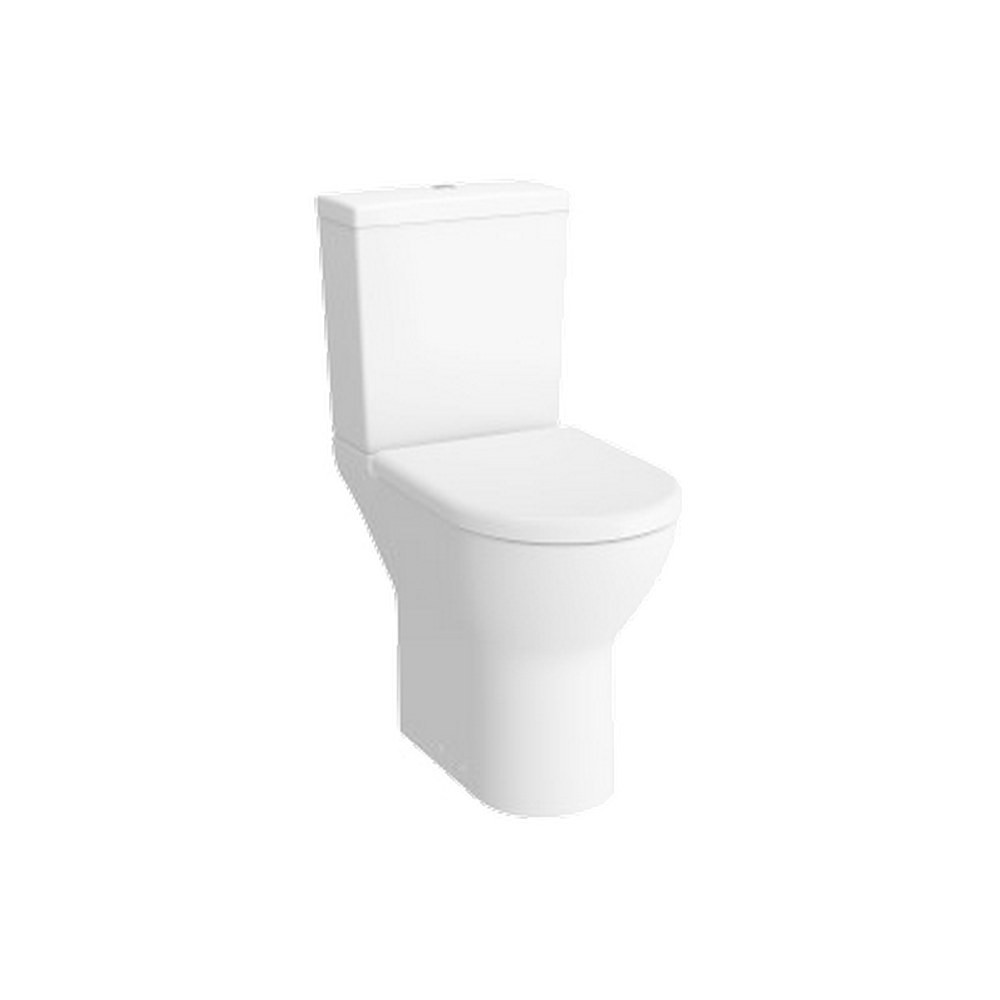 Kartell Style Comfort Height Close Coupled WC Pan, Cistern and Soft Close Seat