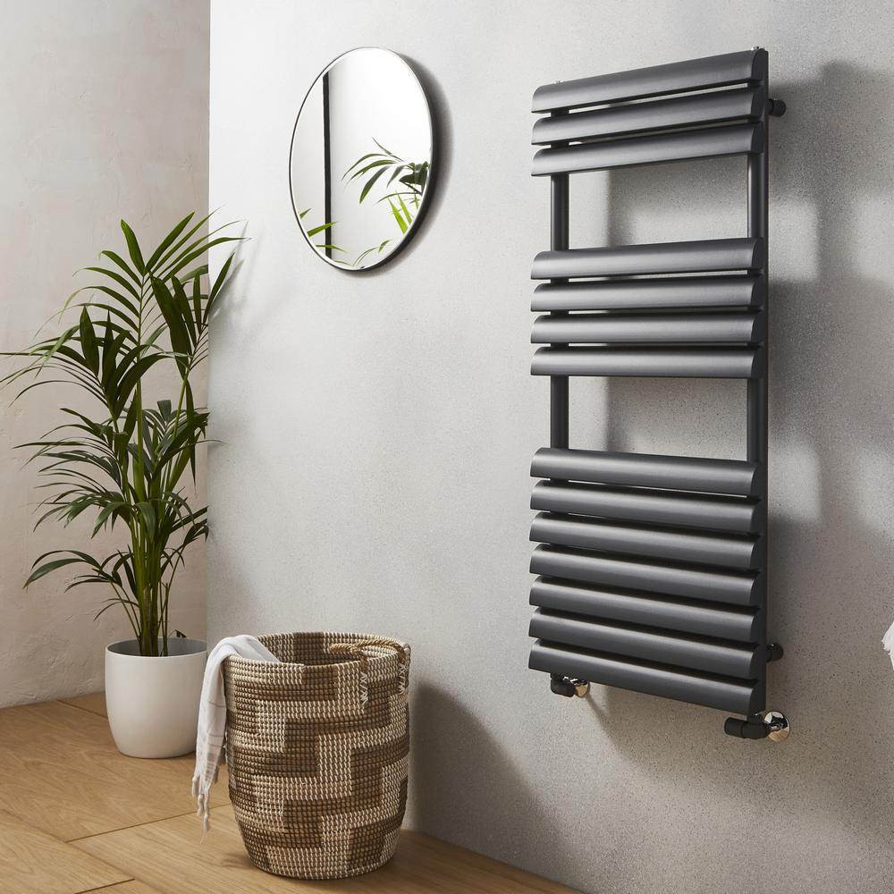 Kartell Venetian Anthracite Towel Rail 1100 x 500mm