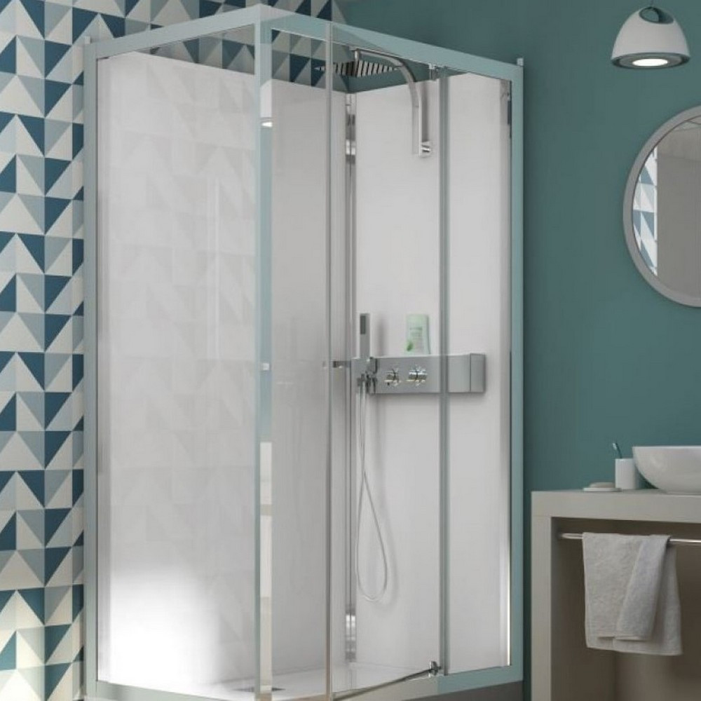 Kinedo Eden Pivot Door Corner Shower Pod 800 x 800mm (1)