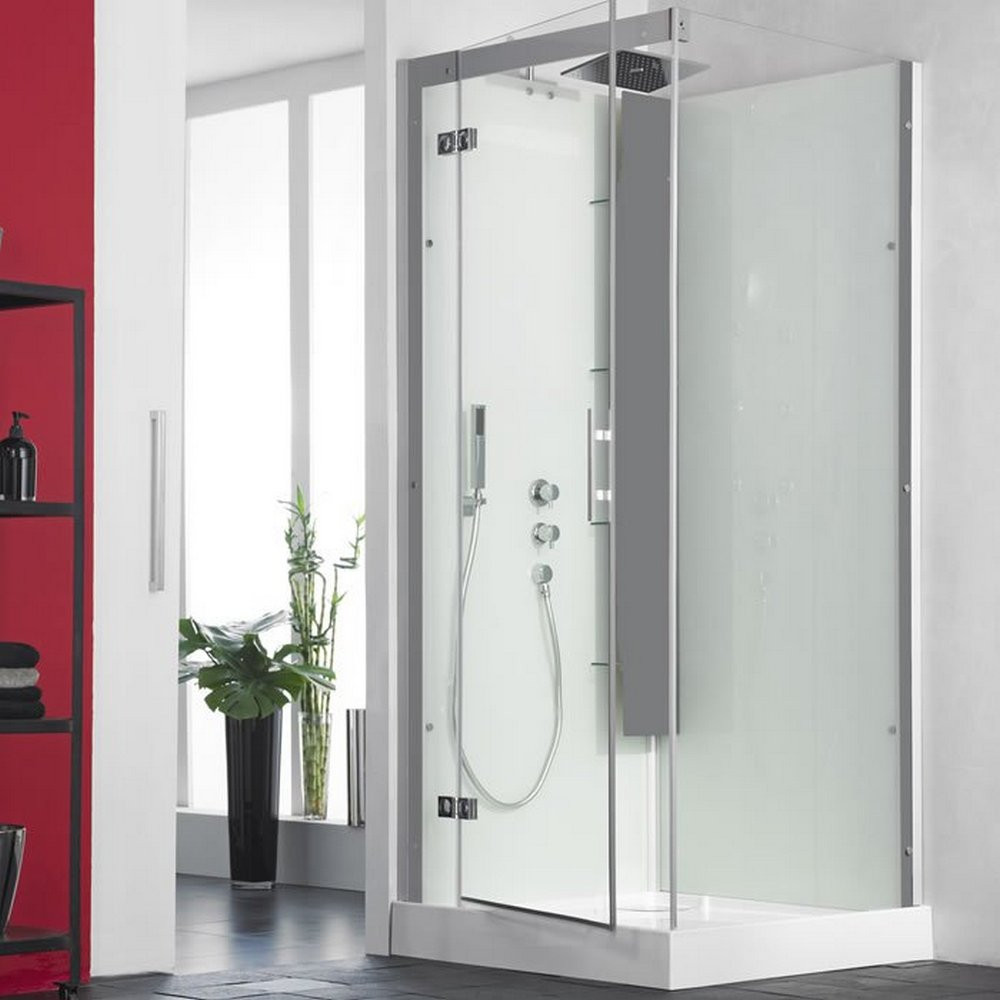 Kinedo Horizon 800 x 800mm Corner Pivot Shower Cubicle