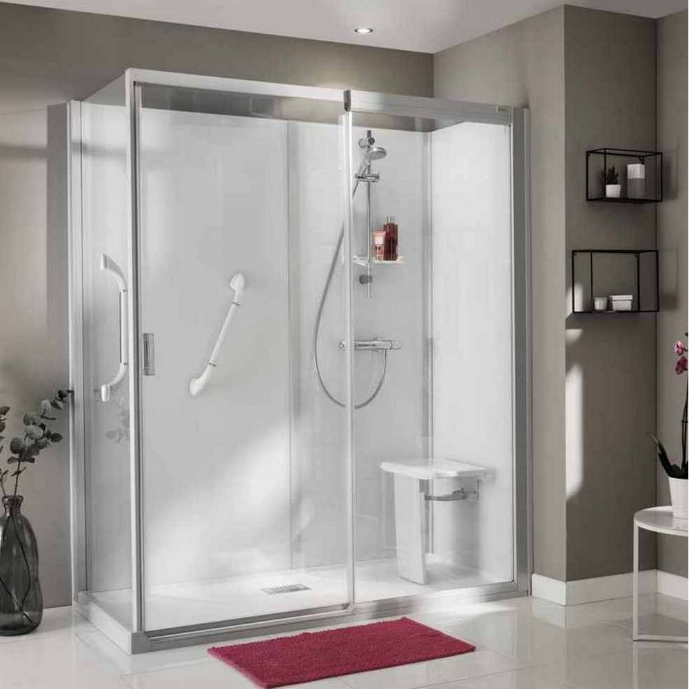 Kinemagic 7 Serenity 1600 x 900mm Corner Thermo Sliding Shower Cubicle