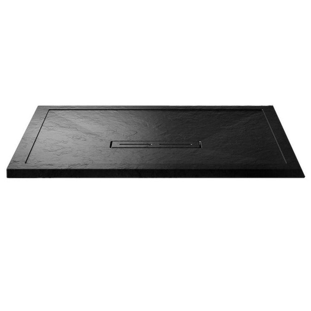 Kudos Connect2 900 x 800mm Slate Grey Rectangle Shower Tray