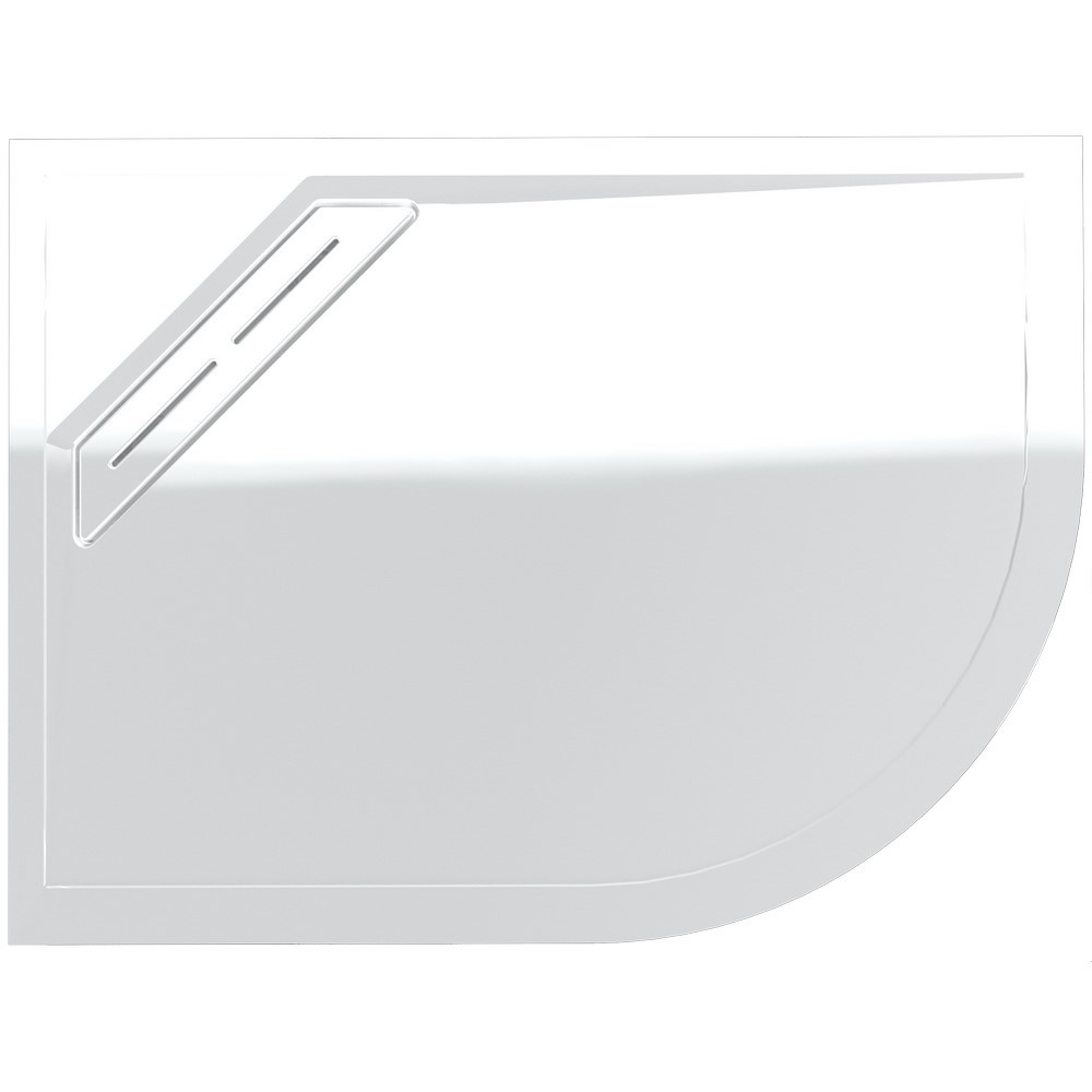 Kudos Connect 2 Offset Quadrant Shower Tray 1000 x 800mm Left Hand