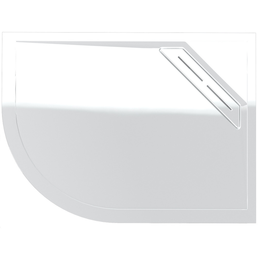 Kudos Connect 2 Offset Quadrant Shower Tray 1000 x 800mm Right Hand