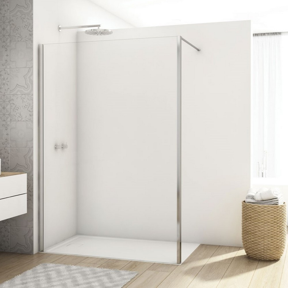 Kudos Divera 700mm Wetroom Panel in Chrome