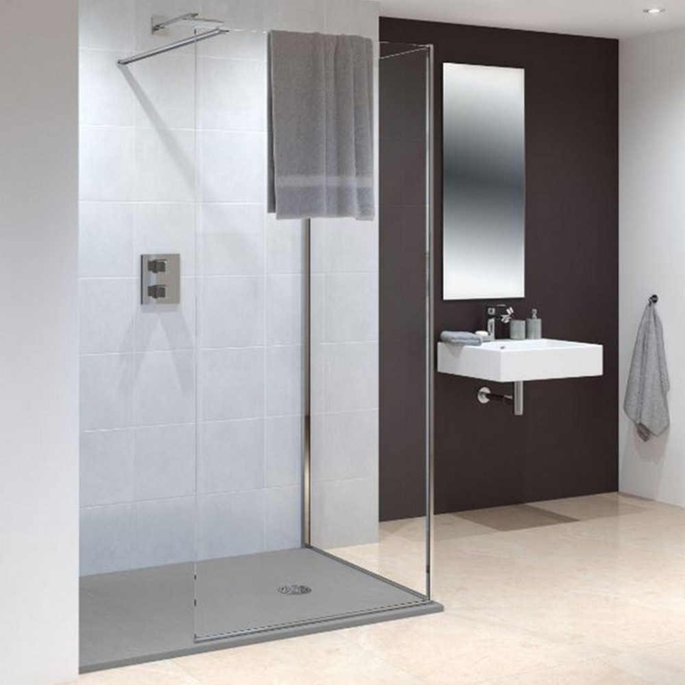 Lakes 1100mm Marseilles Walk-In Shower Panel (1)