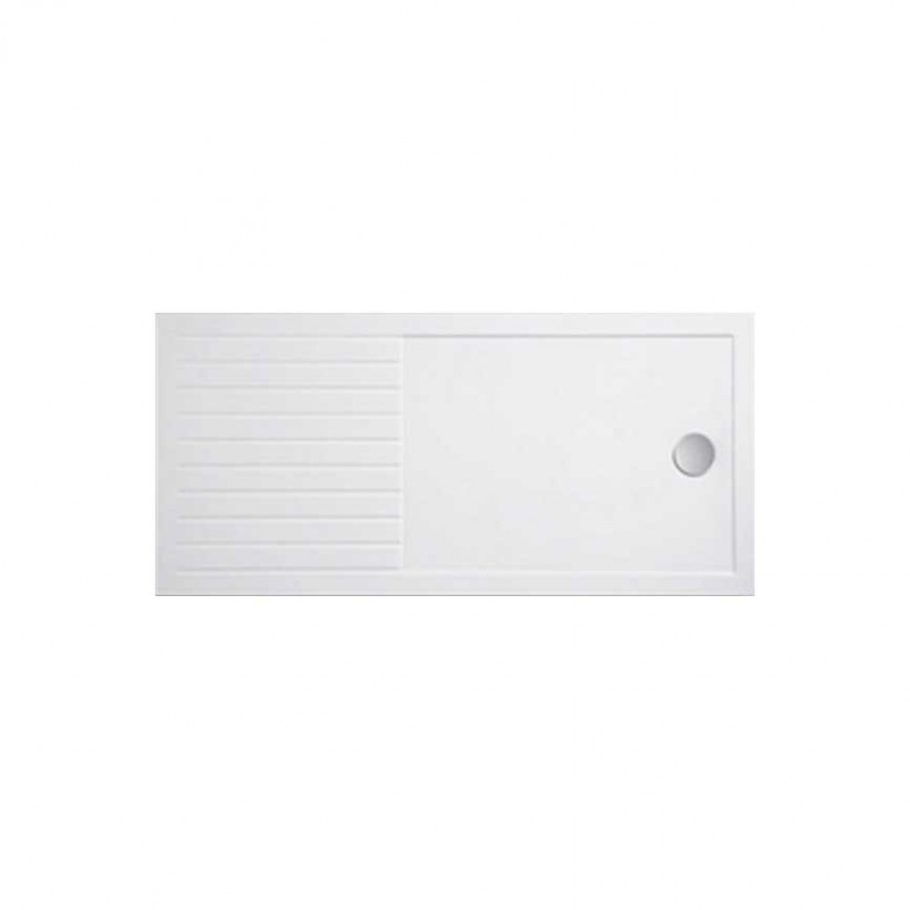 Lakes 1400 x 900mm Shower Tray with Raised Drying Area and Fast Flow Waste