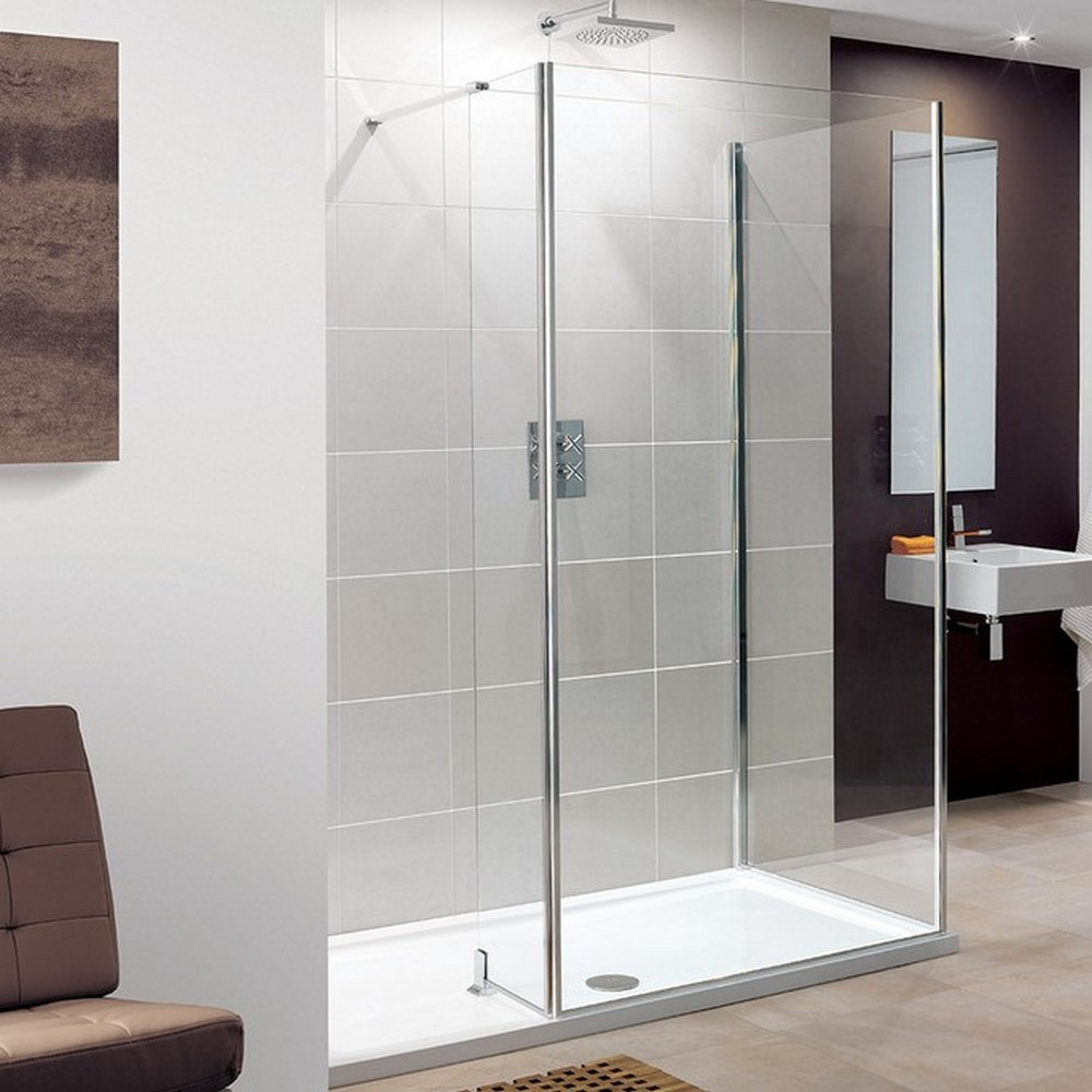 Lakes 750mm Andora Walk In Shower Panel (1)