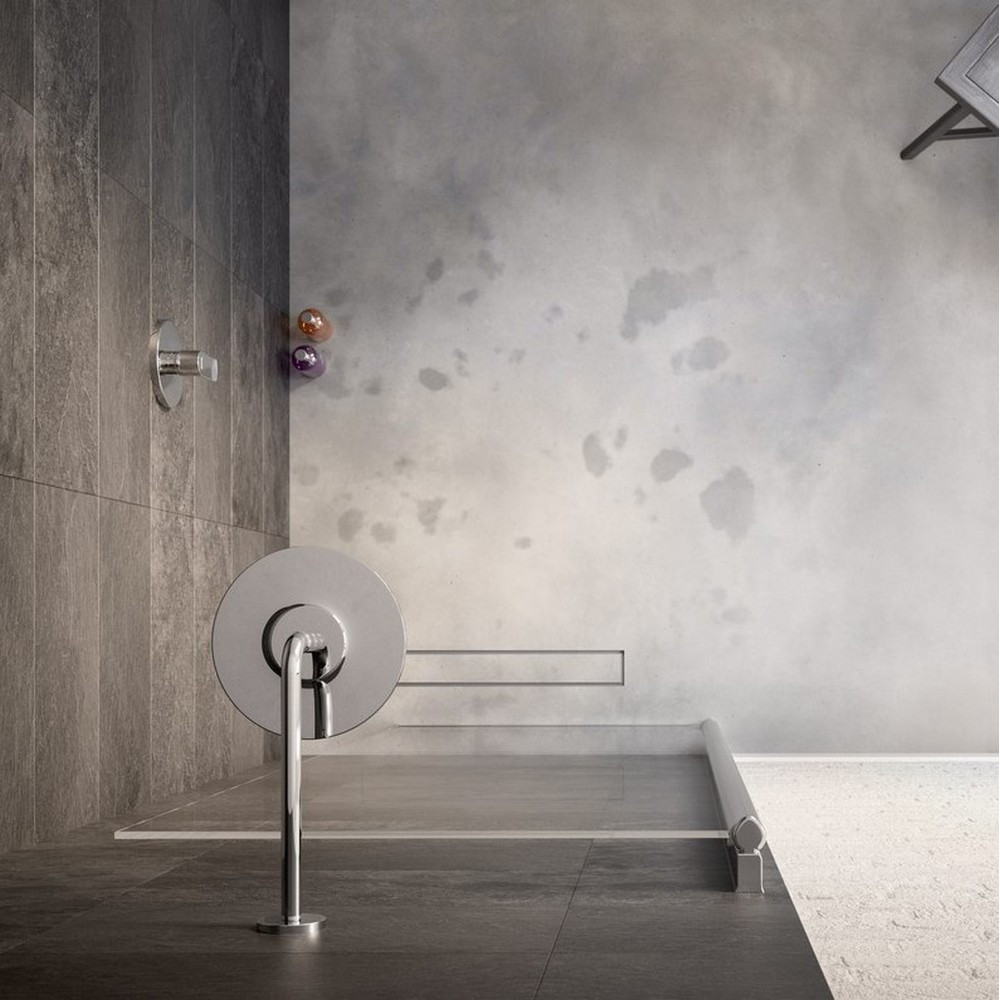Lakes Alassio 800mm Hinged Shower Screen (1)