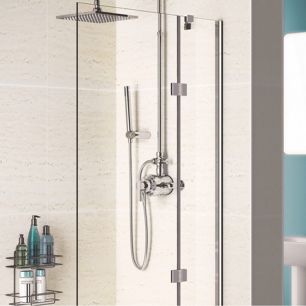 Lakes Coastline 1000mm Right Hand Hinged Bath Screen