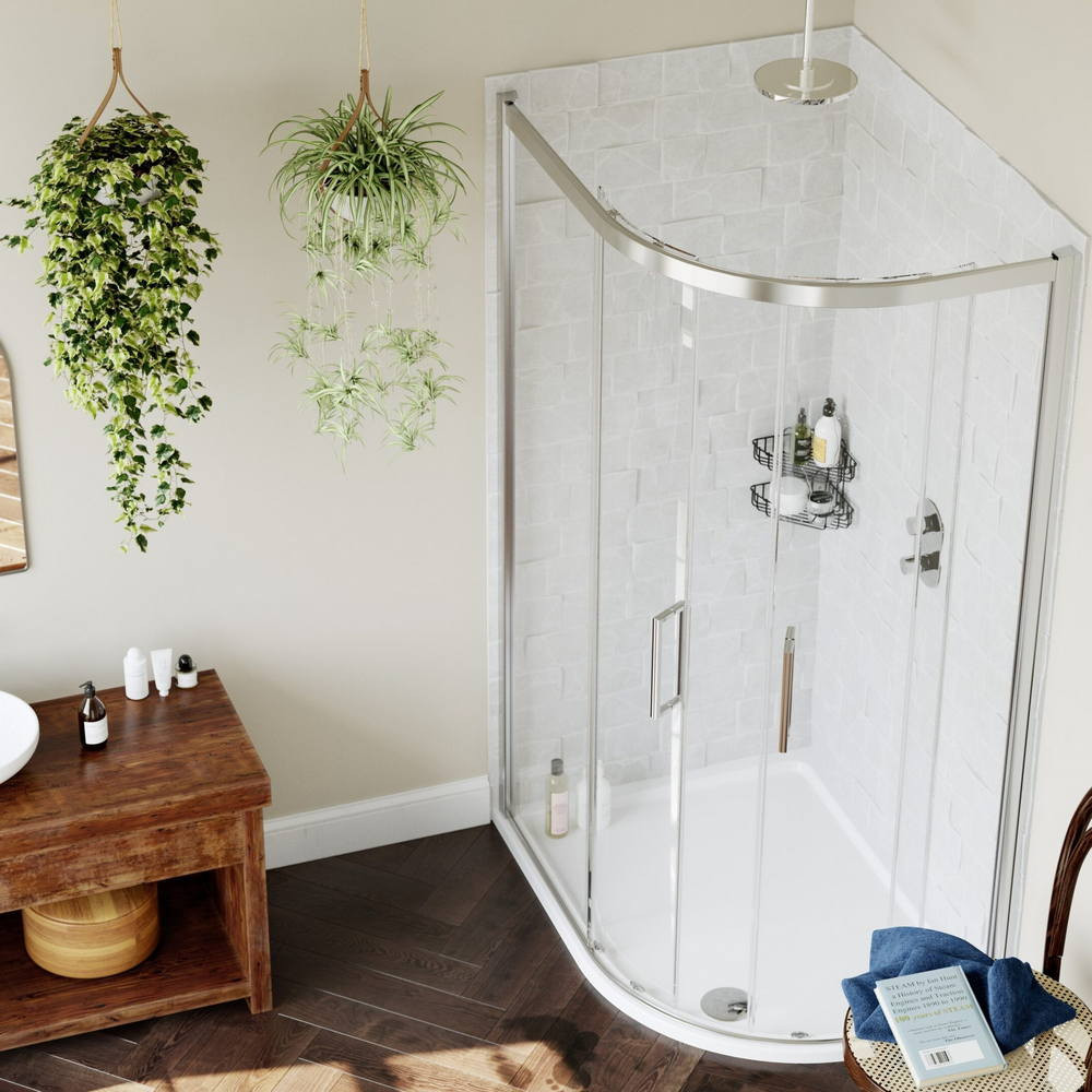 Lakes Coastline Valmiera 1200 x 800mm Offset Quadrant Shower Enclosure