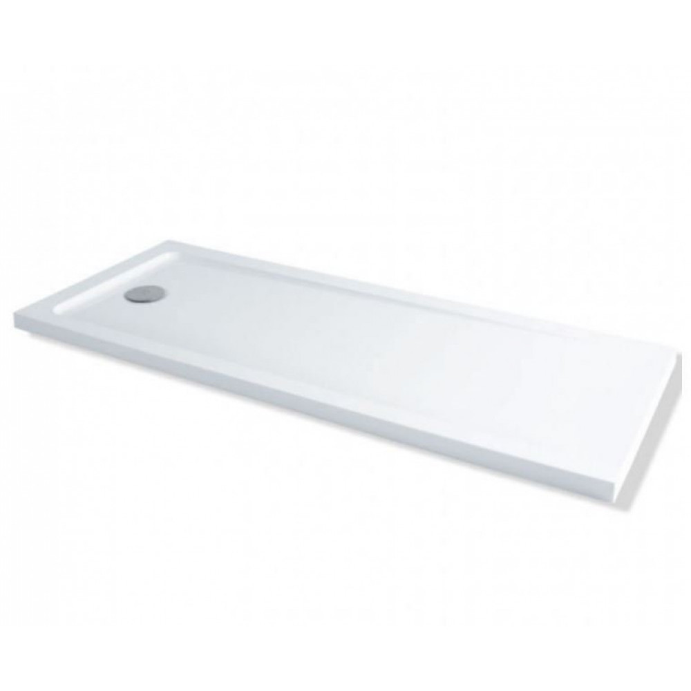 Lakes Low Profile 1700 x 700mm Rectangular Shower Tray & Fast Flow Waste (1)