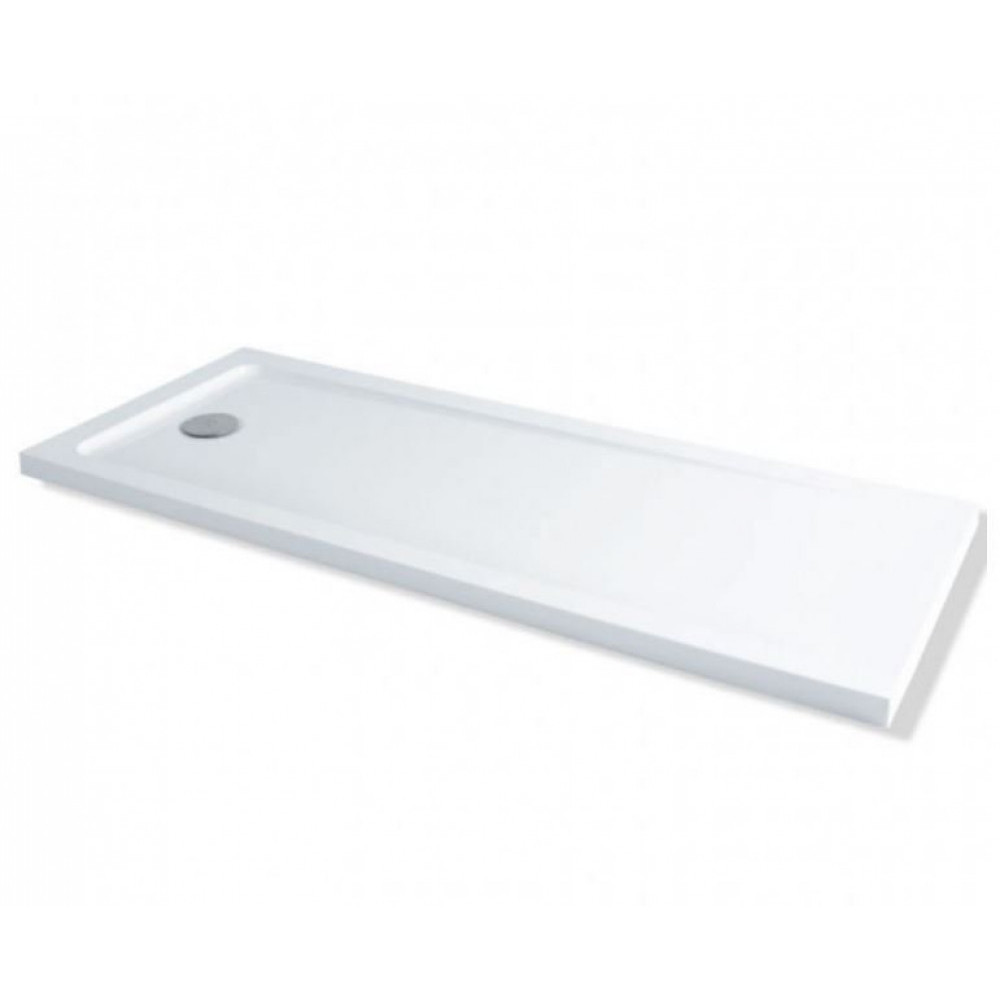 Lakes Low Profile 1700 x 700mm Rectangular Shower Tray & Fast Flow Waste