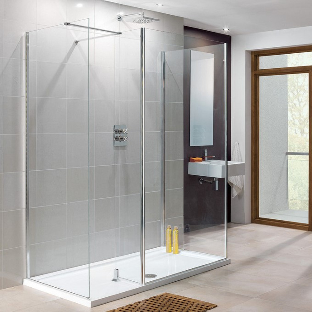 Lakes Rhodes 1350mm Walk In Shower Panel (1)