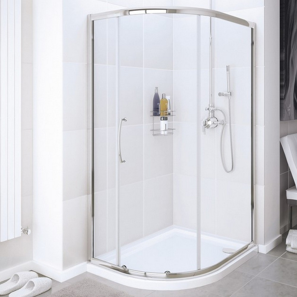 Lakes Single Door Offset Quadrant Enclosure 1000 x 800mm