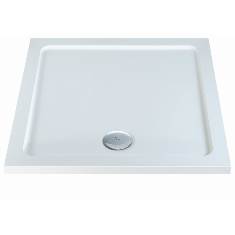 MX Durastone 1000 x 1000mm Square Low Profile Shower Tray