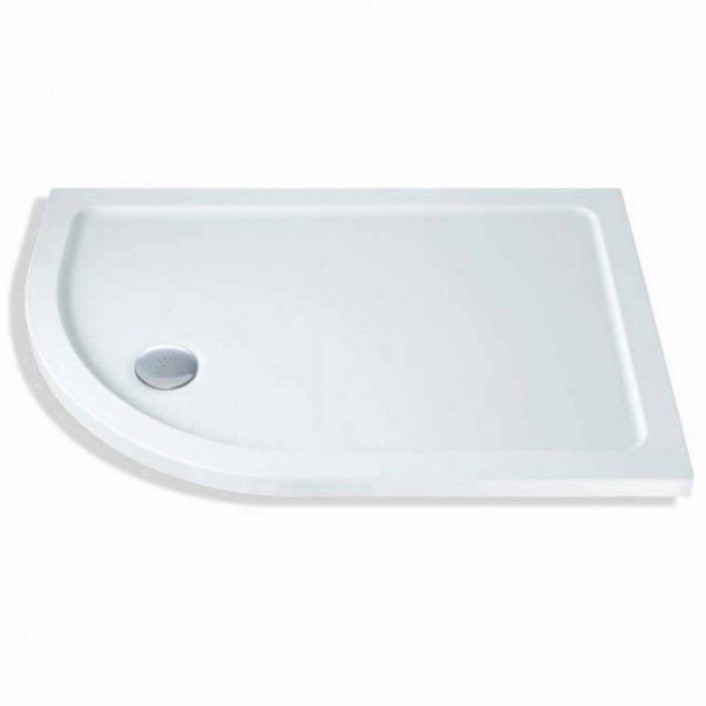 MX Elements 1000 x 800mm Offset Quadrant Left Hand Shower Tray