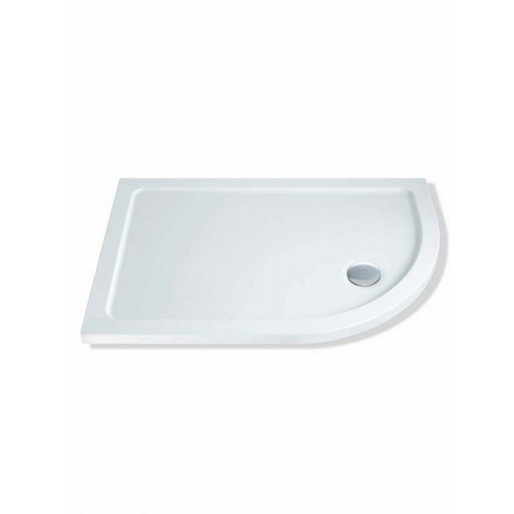 MX Elements 1000 x 800mm Offset Quadrant Right Hand Shower Tray