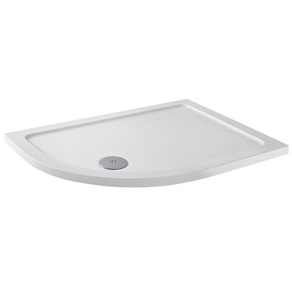 MX Elements 1200 x 800mm Left Hand Anti Slip Offset Quadrant Shower Tray