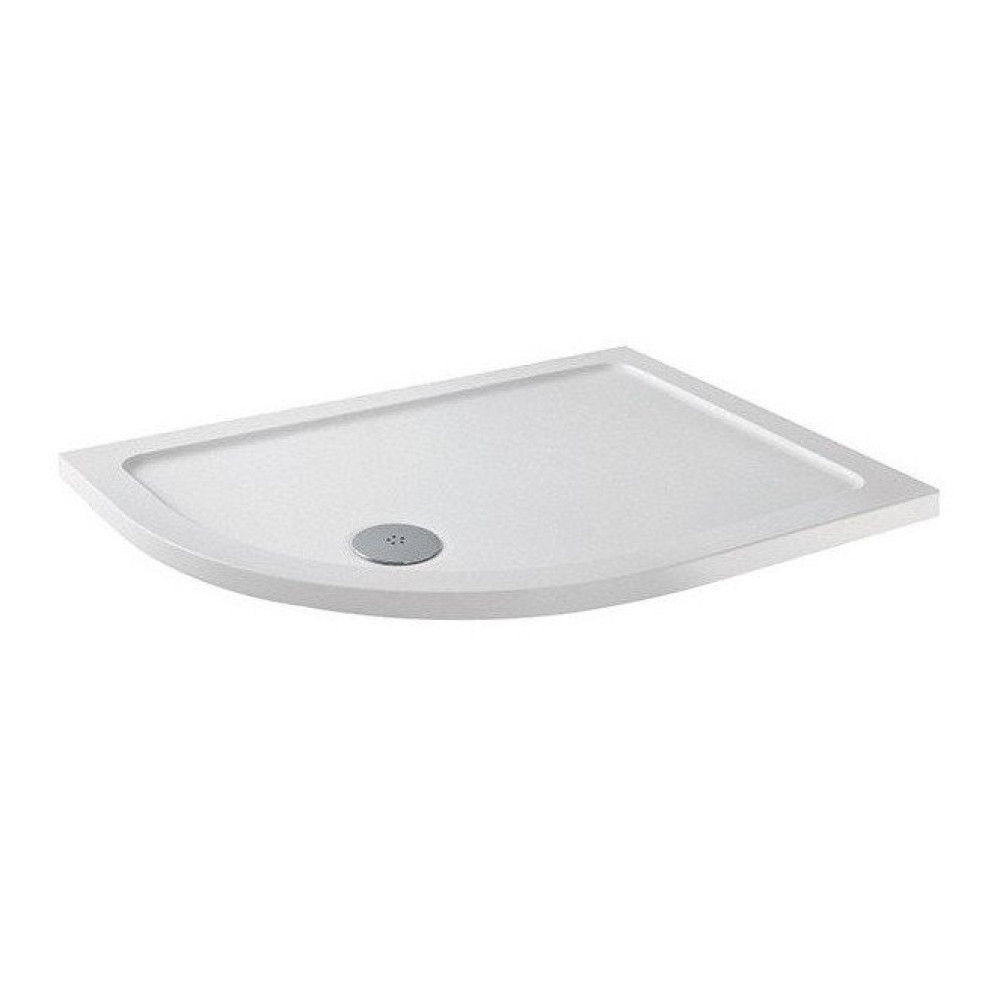 MX Elements 1300 x 800mm Left Hand Anti Slip Offset Quadrant Shower Tray