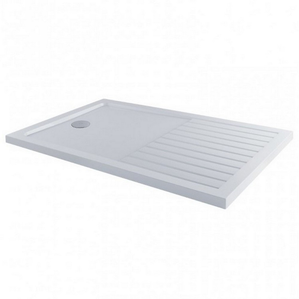 MX Elements 1700 x 800mm Flat Top Shower Tray with Walk In Drying Area