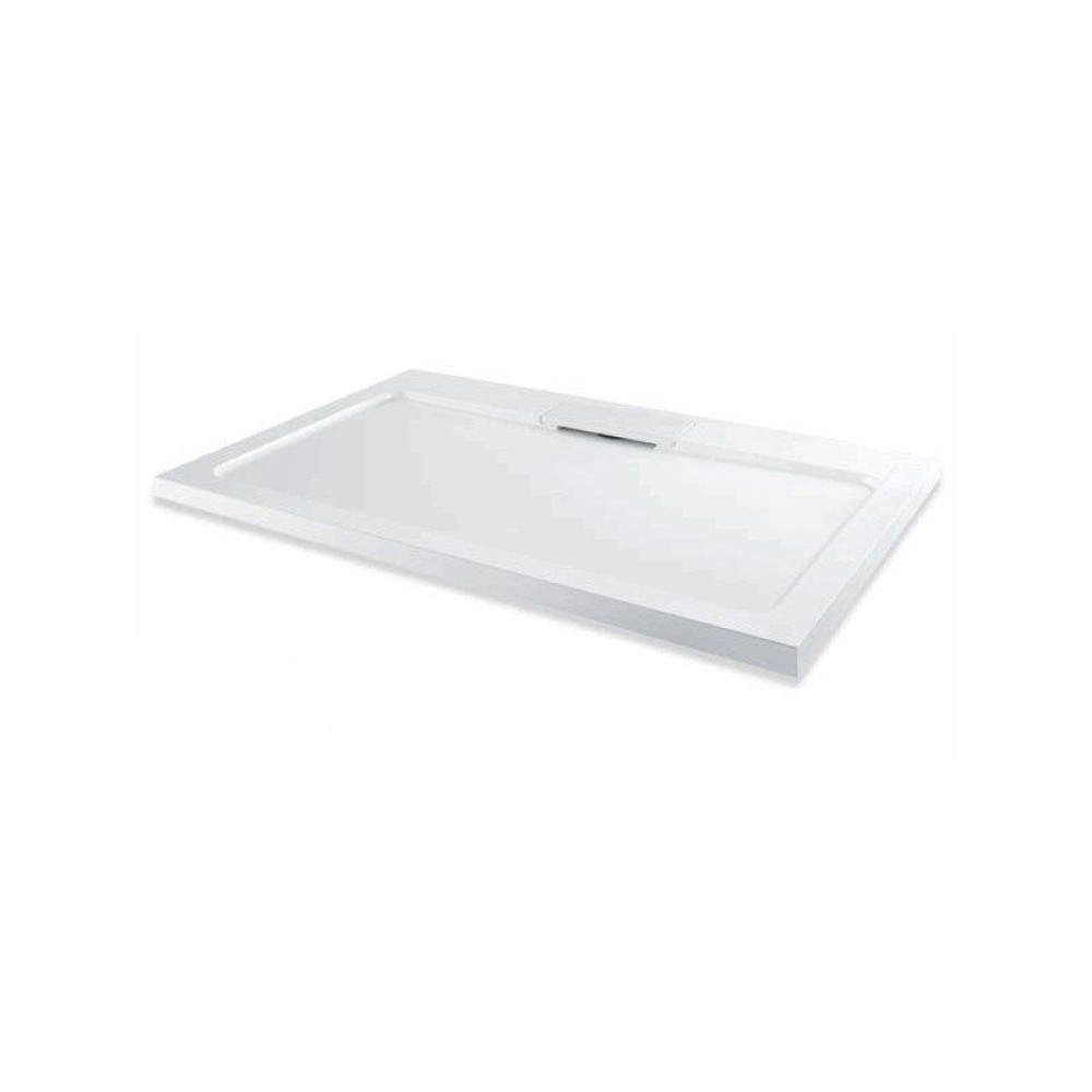 MX Expressions 1200 x 760mm Hidden Waste Rectangle Shower Tray LIVE
