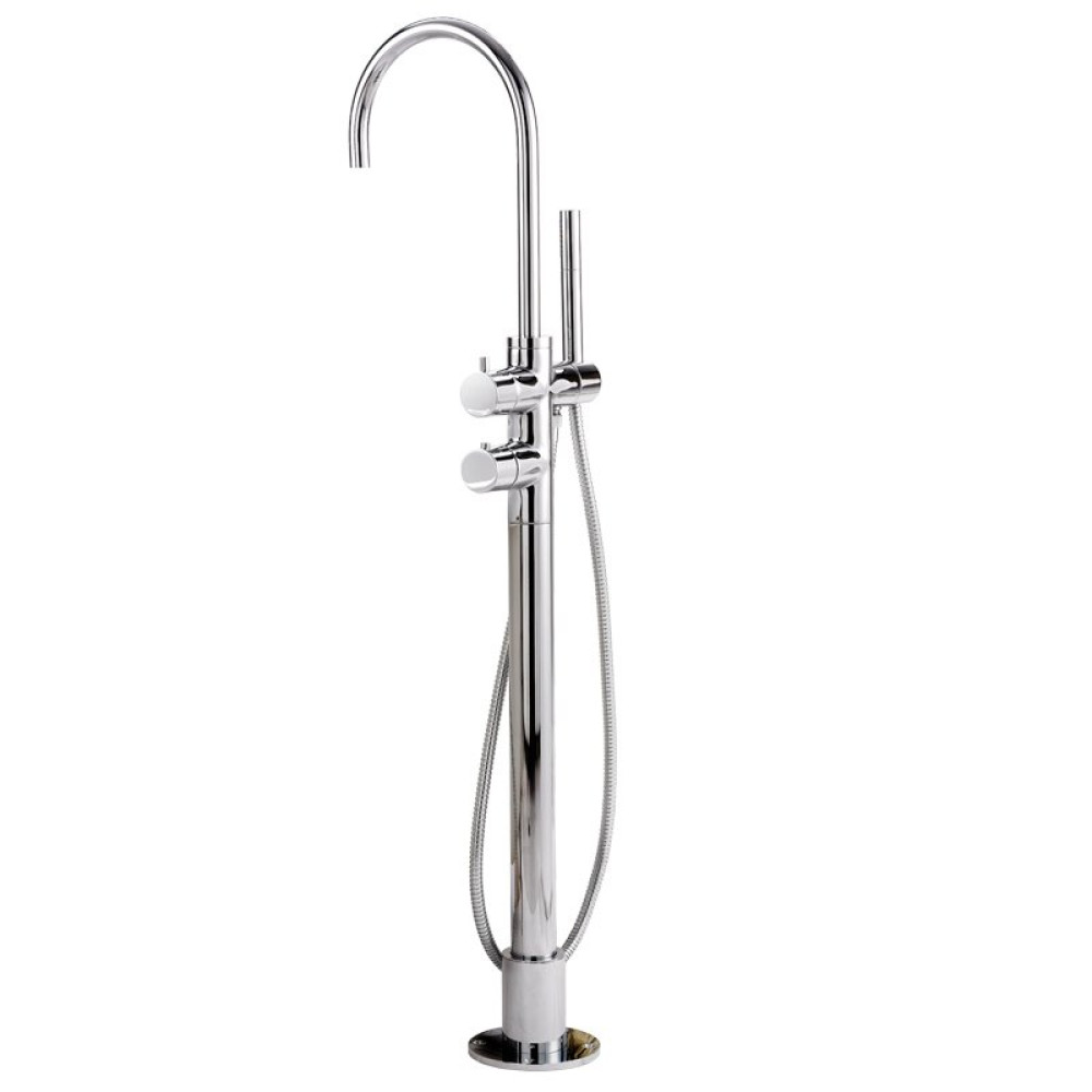 Marflow Antro Thermostatic Floor Standing Bath Shower Mixer with Kit