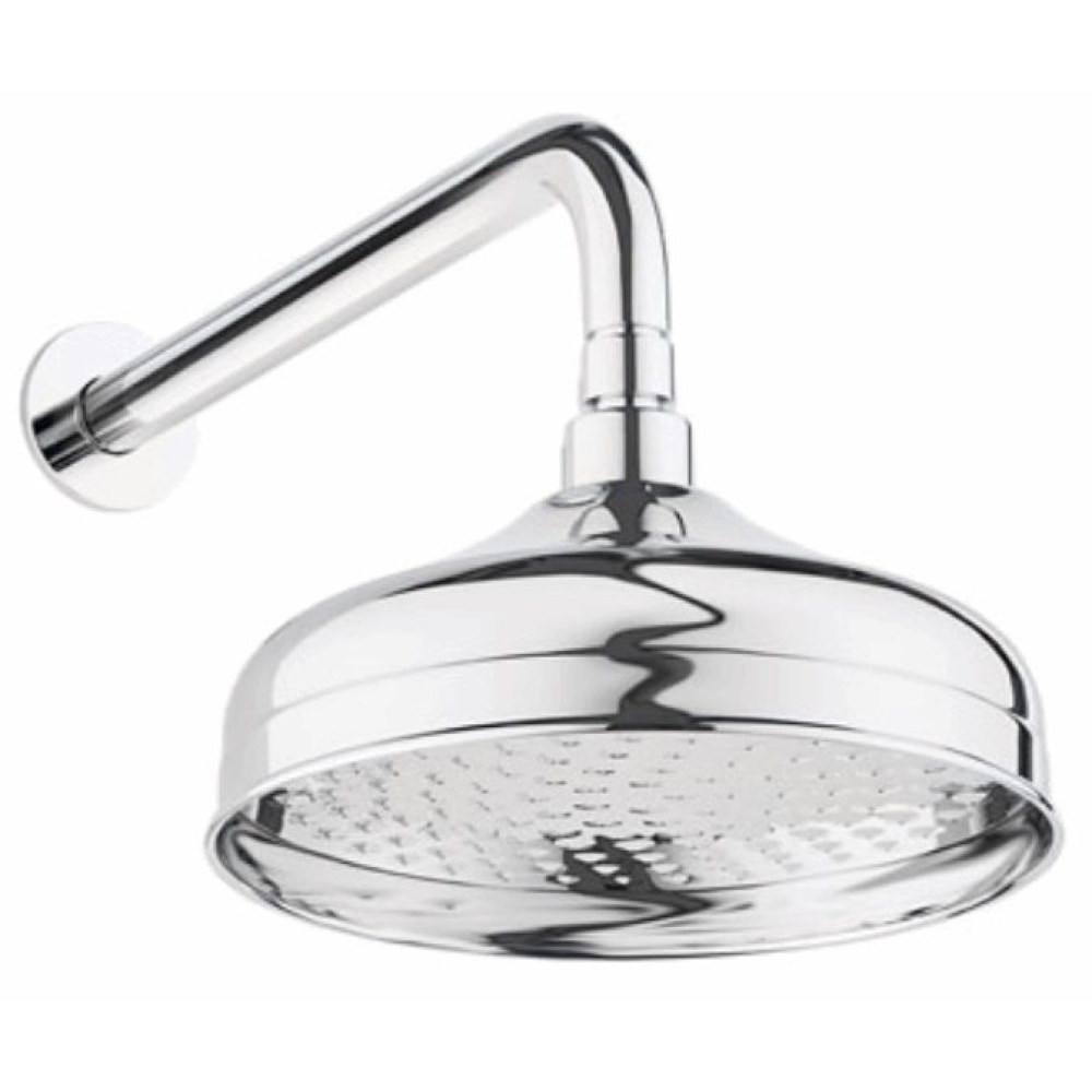 Marflow Brass Traditional Round Showerhead 200mm