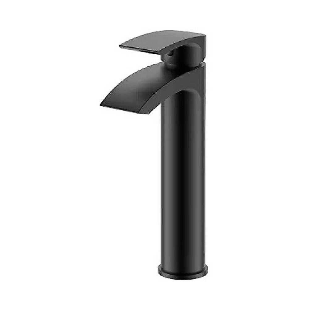 Marflow Lenso Matt Black Tall Basin Mixer