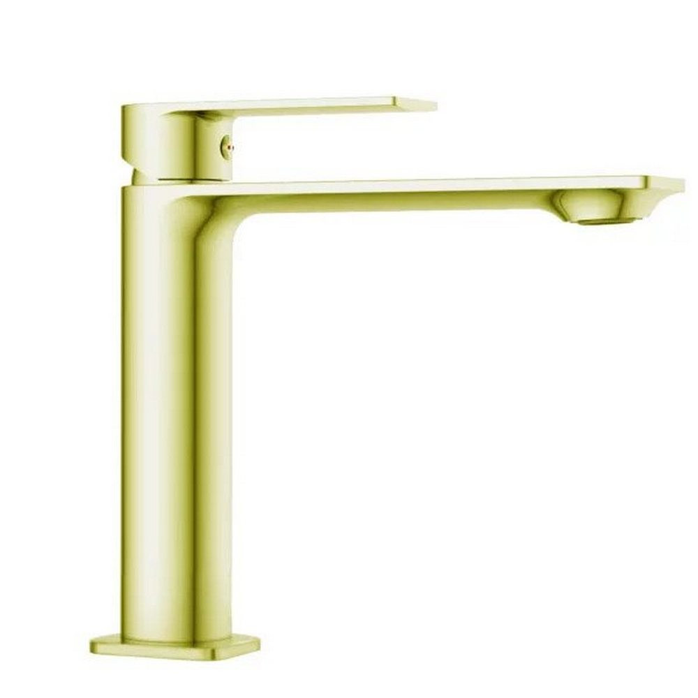 Marflow Now Piscina Basin Mixer with Waste in Brushed Gold