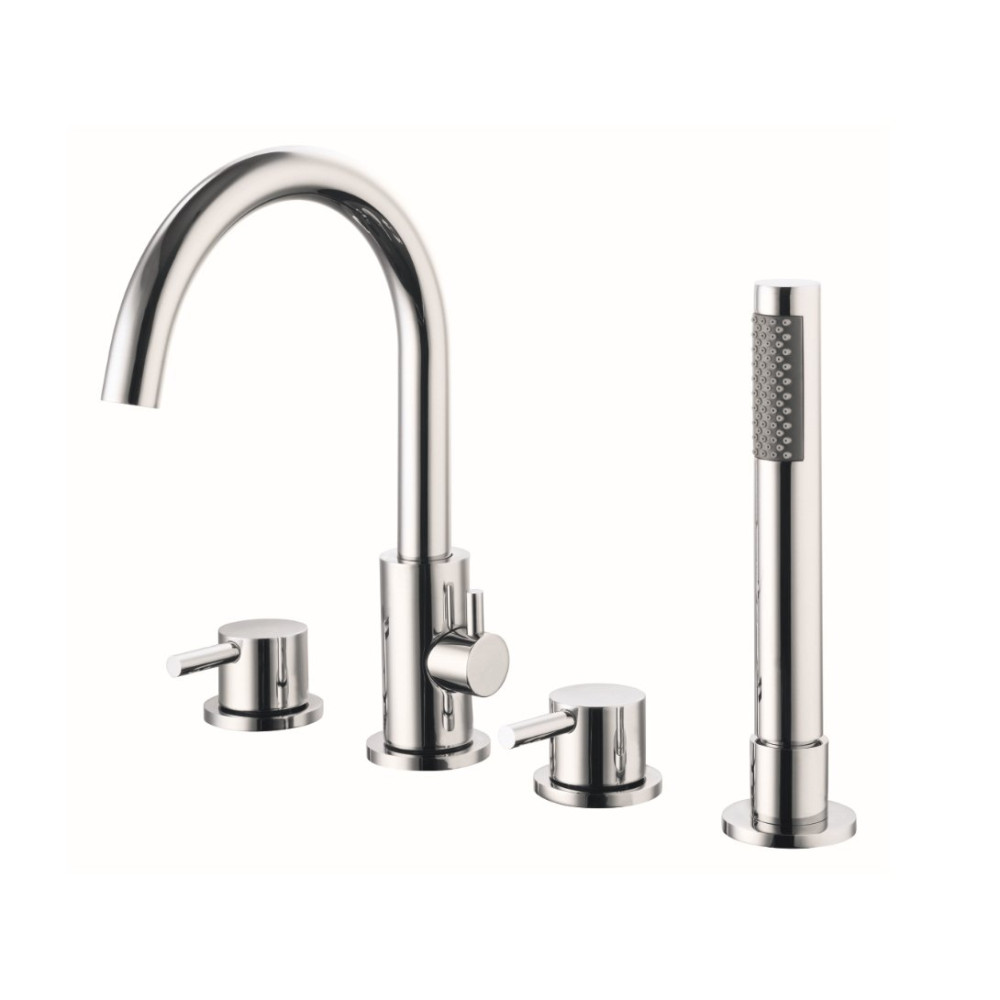 Marflow Pava 4 Tap Hole Bath Shower Mixer With Kit