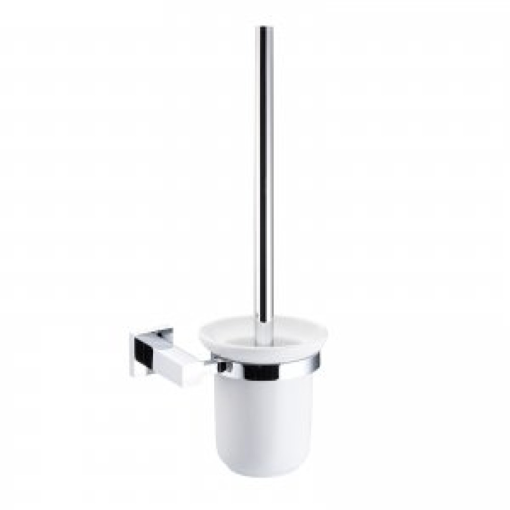 Marflow Now Quadre Toilet Brush & Holder in Chrome