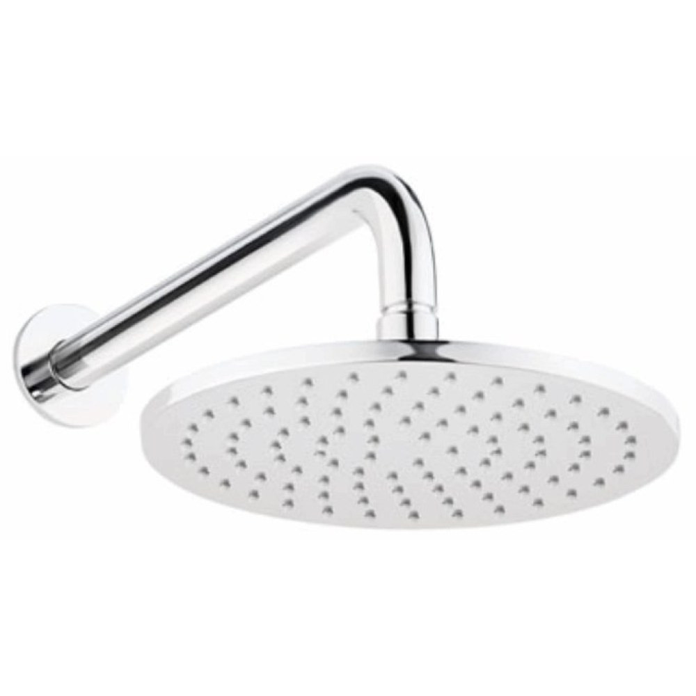 Marflow Round 250mm Rub Clean Shower Head in Chrome
