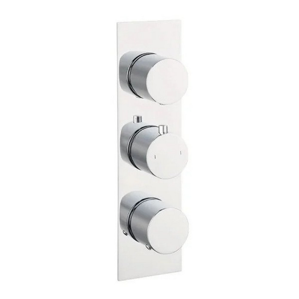 Marflow Savini Three Outlet Concealed Thermostatic Shower Valve in Chrome