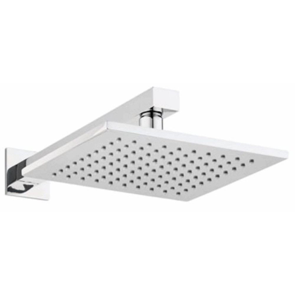 Marflow Square 250mm Rub Clean Shower Head in Chrome
