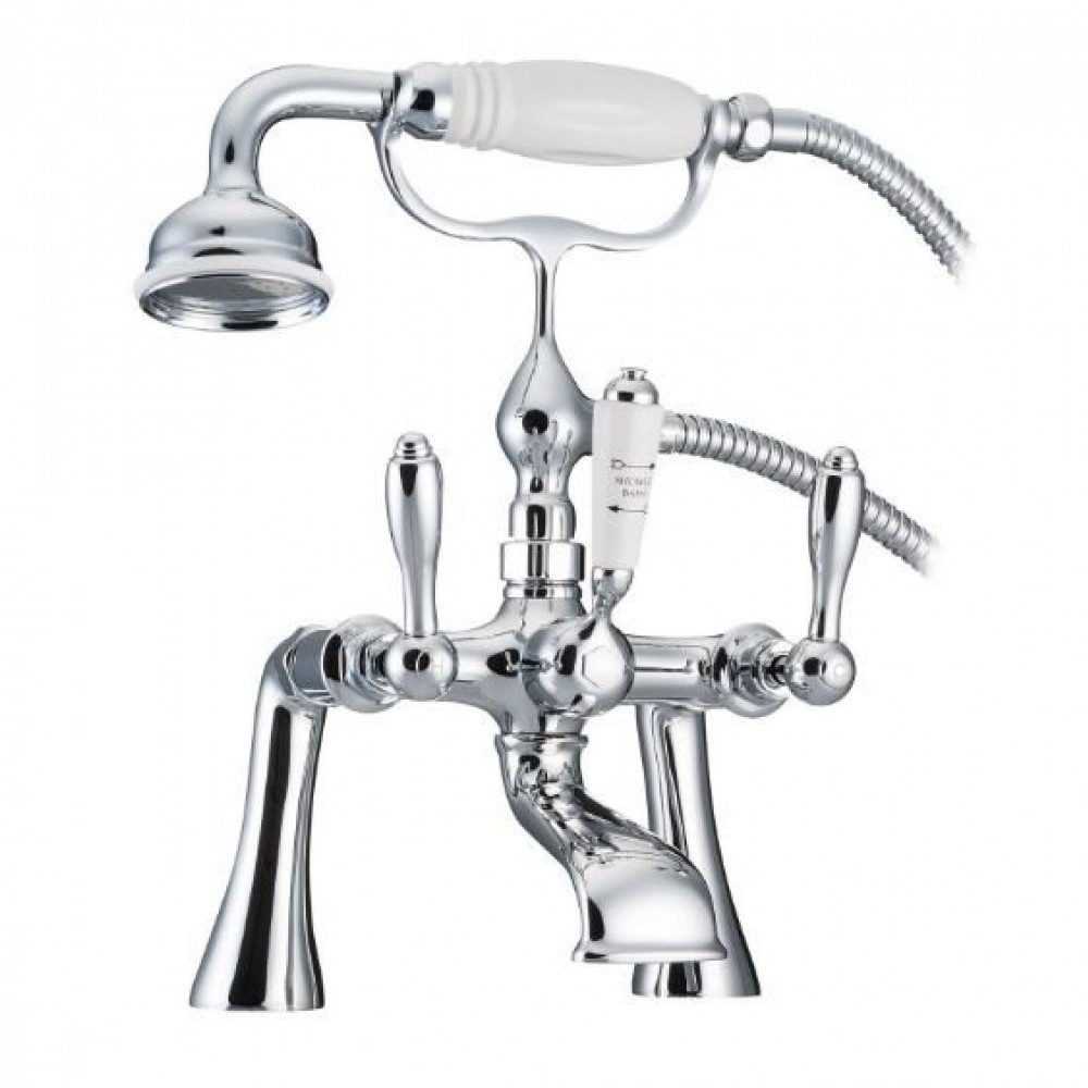 Marflow St James England Lever Bath Shower Mixer with Fixed Centres