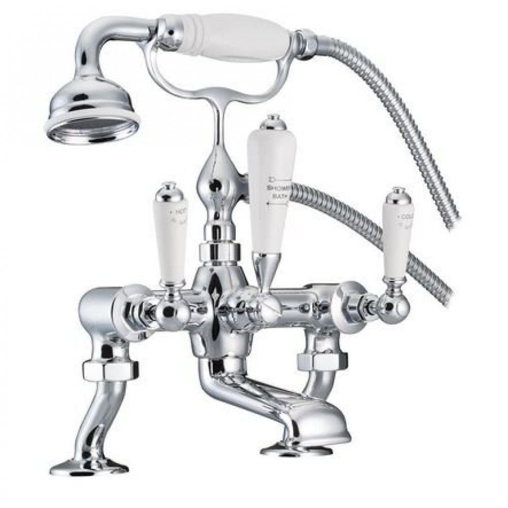 Marflow St James London Lever Bath and Shower Mixer with Cranked Legs