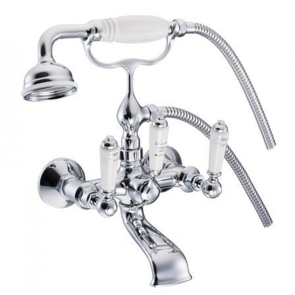 Marflow St James London Lever Wall Mounted Bath Shower Mixer With Unions