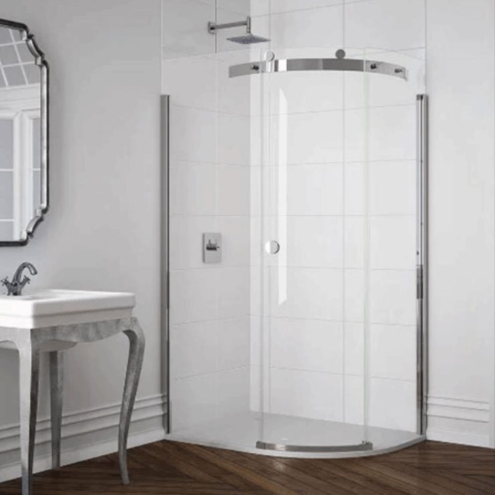 Merlyn 10 Series 1 Door Offset Quadrant Shower Enclosure 1000 x 800mm Right Hand with MStone Tray (1)