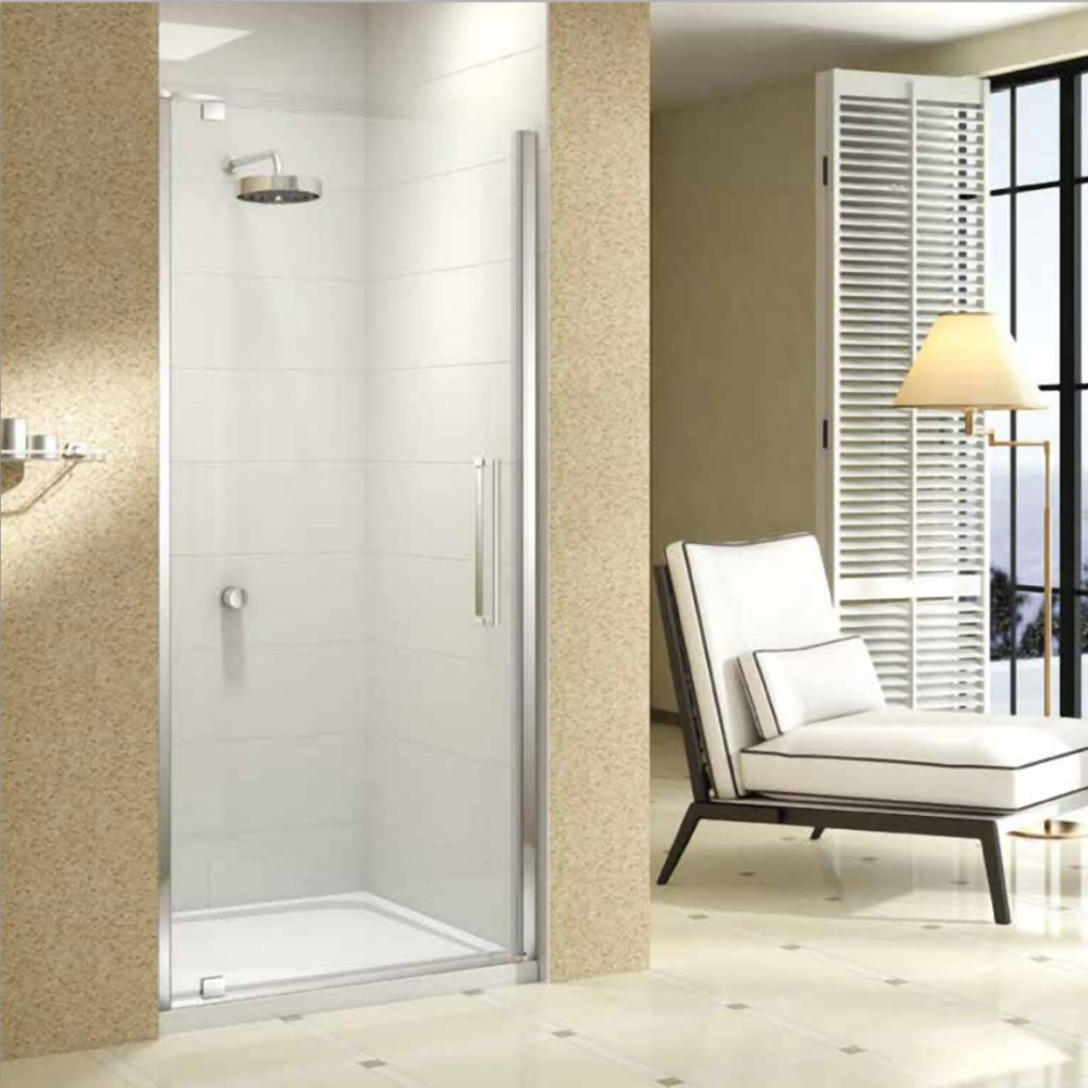 Merlyn 10 Series 900mm Pivot Shower Door including Merlyn MStone Tray