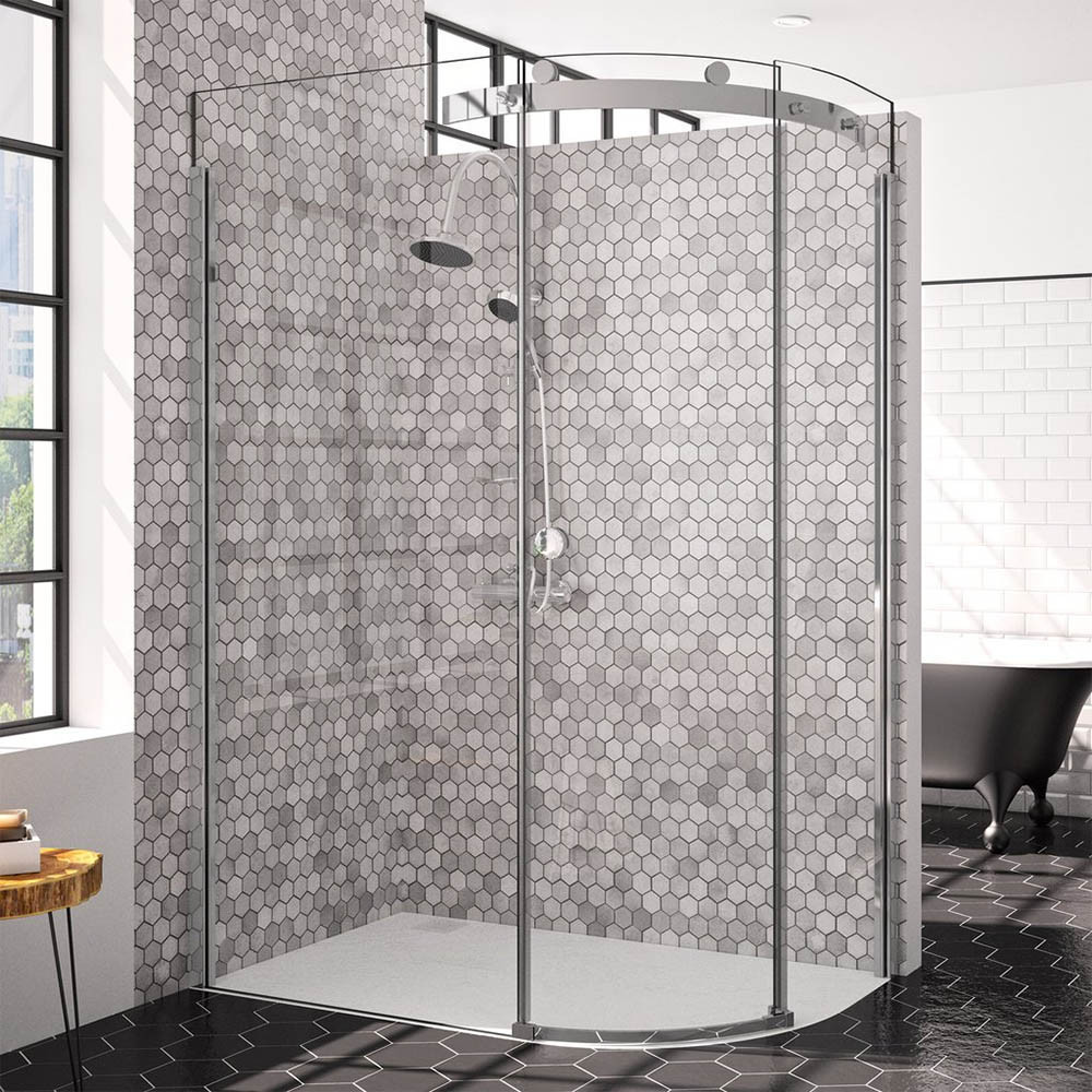 Merlyn 10 Series Offset Quadrant Shower Enclosure, 1000 x 800mm (1)