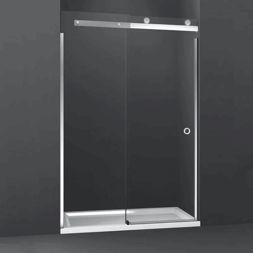 Merlyn 10 Series Sliding Shower Door 1100mm Left Hand with Merlyn MStone Tray (1)