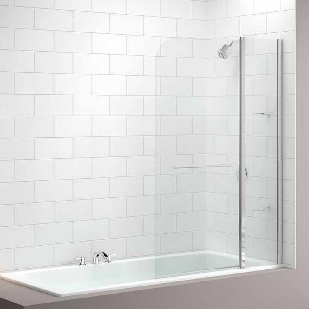 Merlyn 1150 x 1500mm Easy-Fit Two Panel Curved Bath Screen (1)