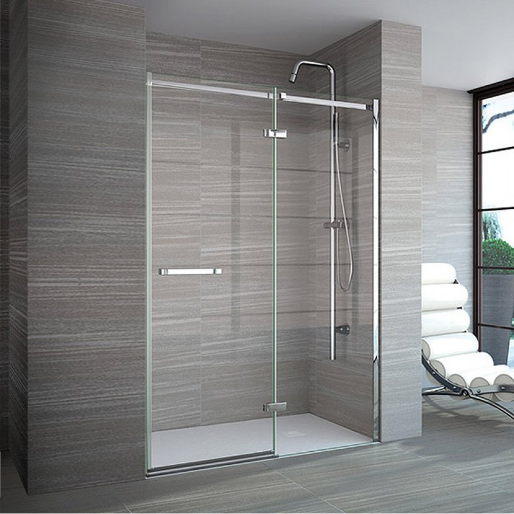 Merlyn 8 Series Frameless 1200mm+ Hinge & Inline Shower Door