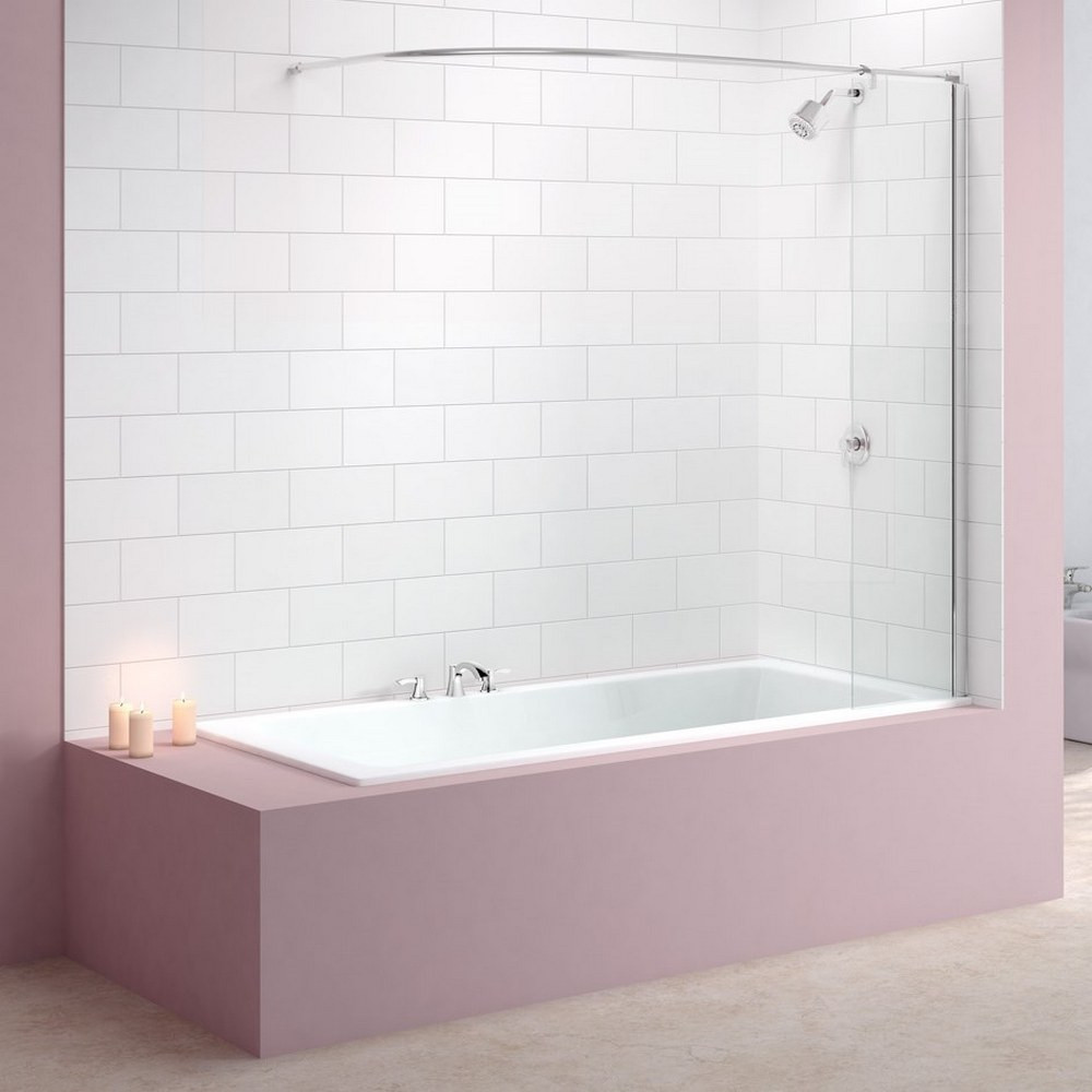 Merlyn Curtain Rail Bath Screen (1)