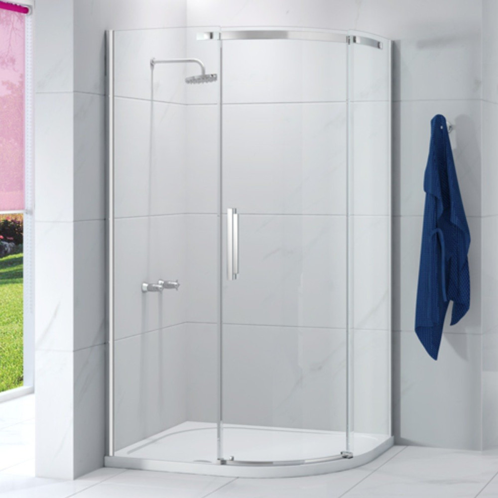 Merlyn Ionic Essence 1200 x 900mm one door offset quadrant right hand