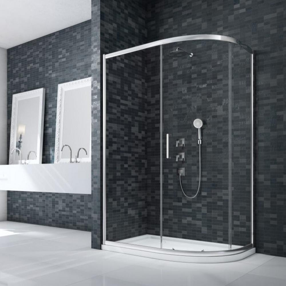 Merlyn Ionic Essence Framed 1000 x 800mm 1 Door Offset Quadrant Enclosure