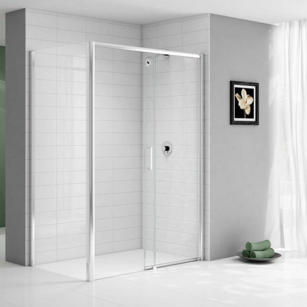 Merlyn Ionic Express 1700mm Low Level Access Sliding Shower Door - RH - 6mm Glass-1